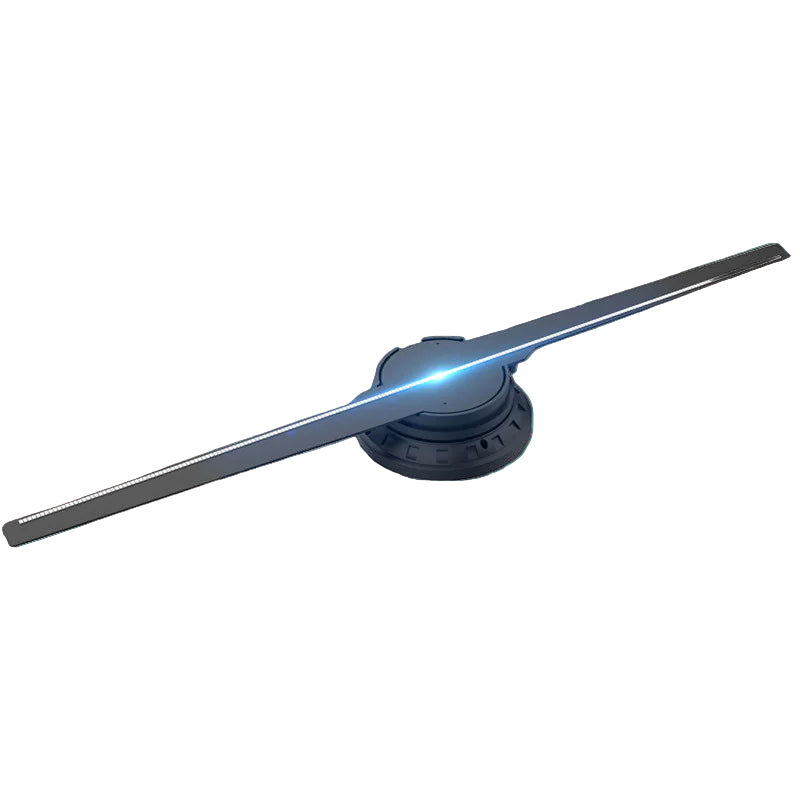 Turn any room into a holiday show in 5 seconds with this 3D holographic fan.