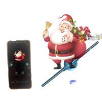 Turn any room into a holiday show in 5 seconds with this 3D holographic fan.